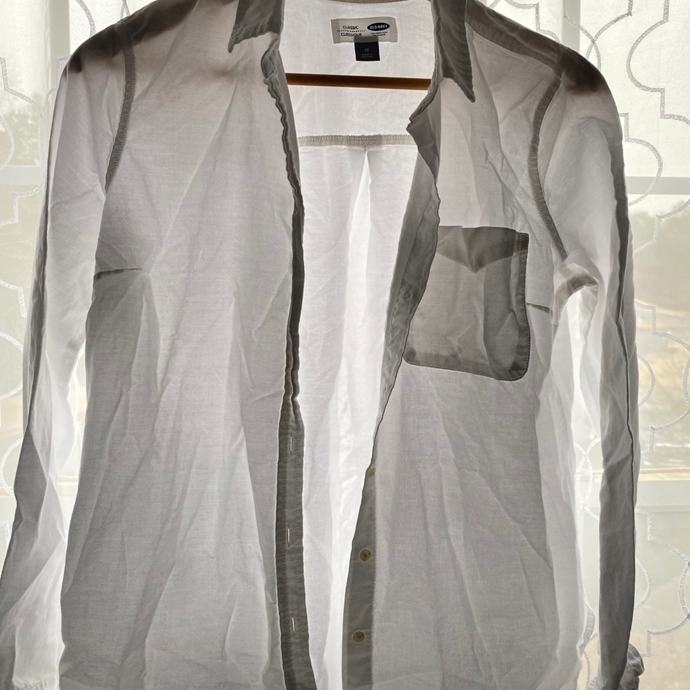 White Button-Up Blouse